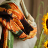 Sunflower Song in Wool Silk