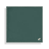 Rocking Horse Text Knit Blanket in Cotton