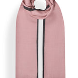 Diamond Weave Stole with Selvedge in Merino
