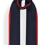 Houndstooth Stole with Knitted Selvedge in Merino