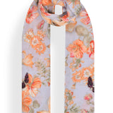 Flower Orchard in Wool Silk