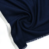 Diamond Weave with Knitted Selvedge in Cashmere