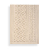 Cable Diamond Baby Set in Cashmere