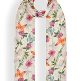 Butterflies Trail in Wool Silk