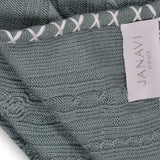 Cable Knit Blanket in Merino