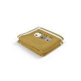 Tex Knit Double Border Baby Blanket in Cashmere