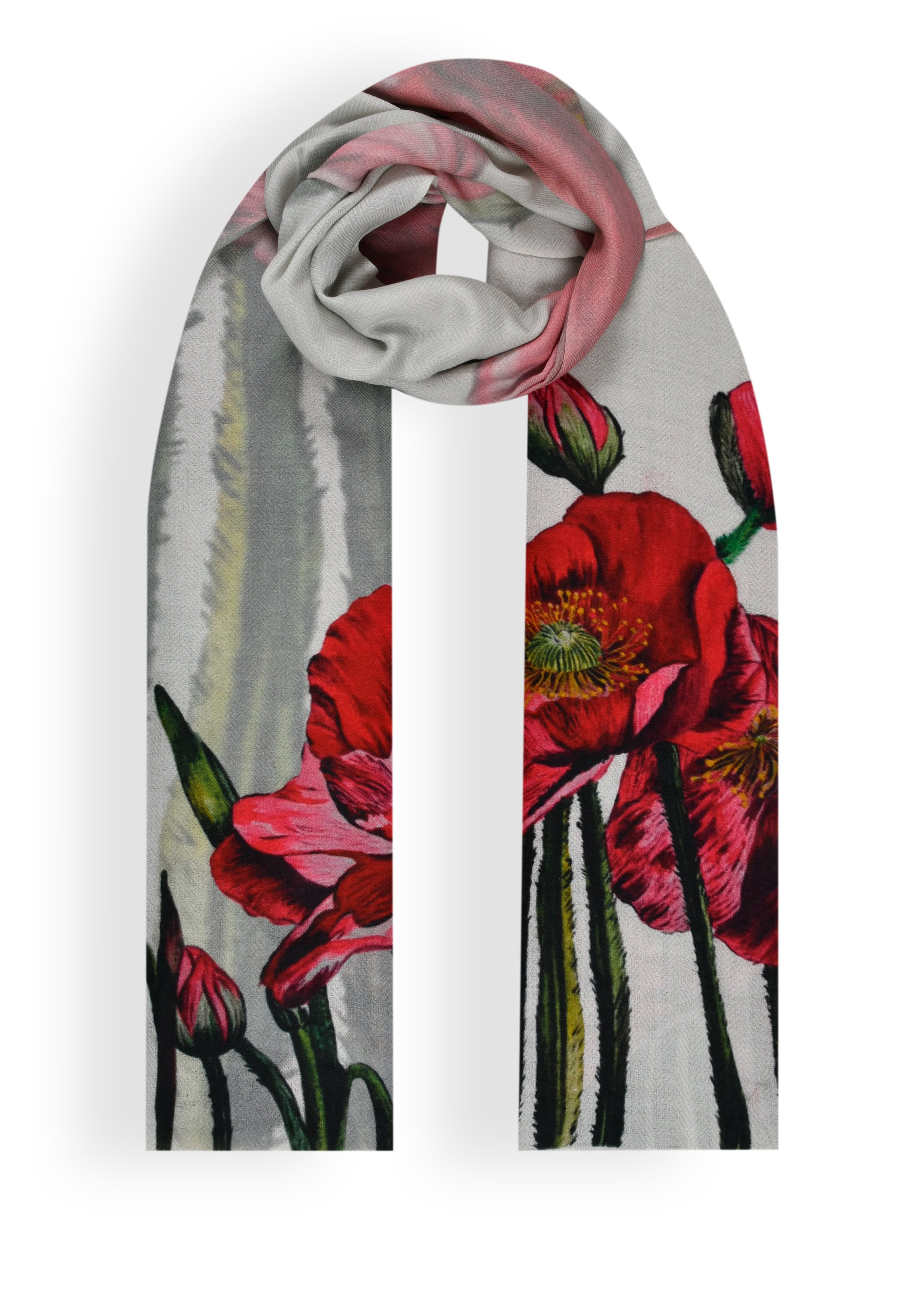 Pink Roses Woolies Wrapped in Roses in Wool Silk – JANAVI INDIA