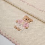 Mrs Bear Tex Knit Baby Blanket