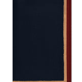 Medium Twill Blanket with Double Border in Merino