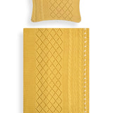 Cable Diamond Baby Set in Cashmere