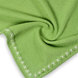 Green Baby Blanket in Cotton