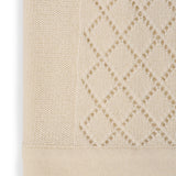 Cable Diamond Baby Set in Cashmere