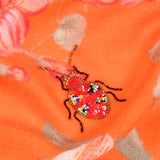 Flower Orchard in Wool Silk