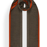 Houndstooth Stole with Knitted Selvedge in Merino