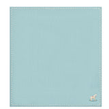 Rocking Horse Text Knit Blanket in Cotton