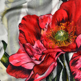 Wrapped in Roses in Wool Silk