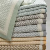 Tranquil Leaf Blanket in Cashmere