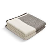 Midnight Border Blanket in Cashmere Blend